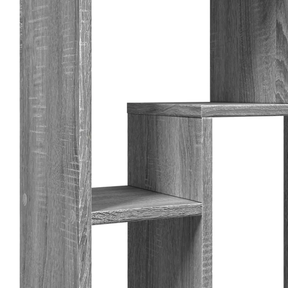 vidaXL Estantería de madera de ingeniería 63x20x90 cm Gris sonoma Discount