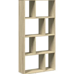 vidaXL Estantería de madera de ingeniería 60x20x120,5 cm Roble Sonoma