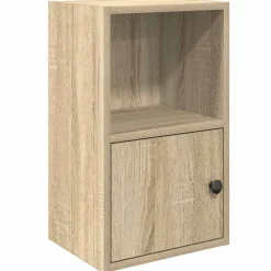 vidaXL Estanterías-Estantería de madera de ingeniería 31x24x52 cm
