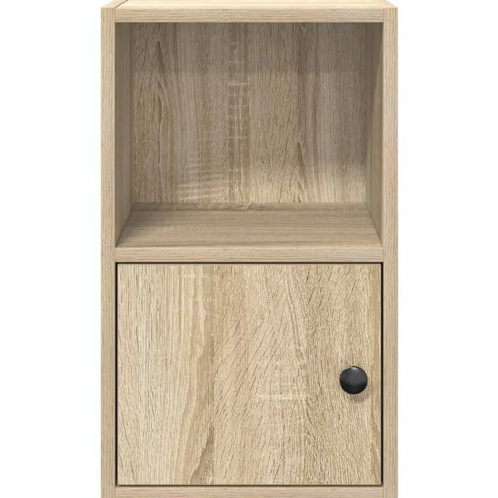 vidaXL Estanterías-Estantería de madera de ingeniería 31x24x52 cm