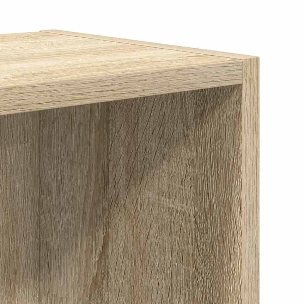vidaXL Estanterías-Estantería de madera de ingeniería 31x24x52 cm