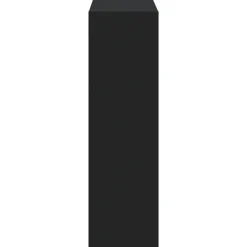 vidaXL Estanterías-Estantería de madera de ingeniería negra 102x32x108 cm