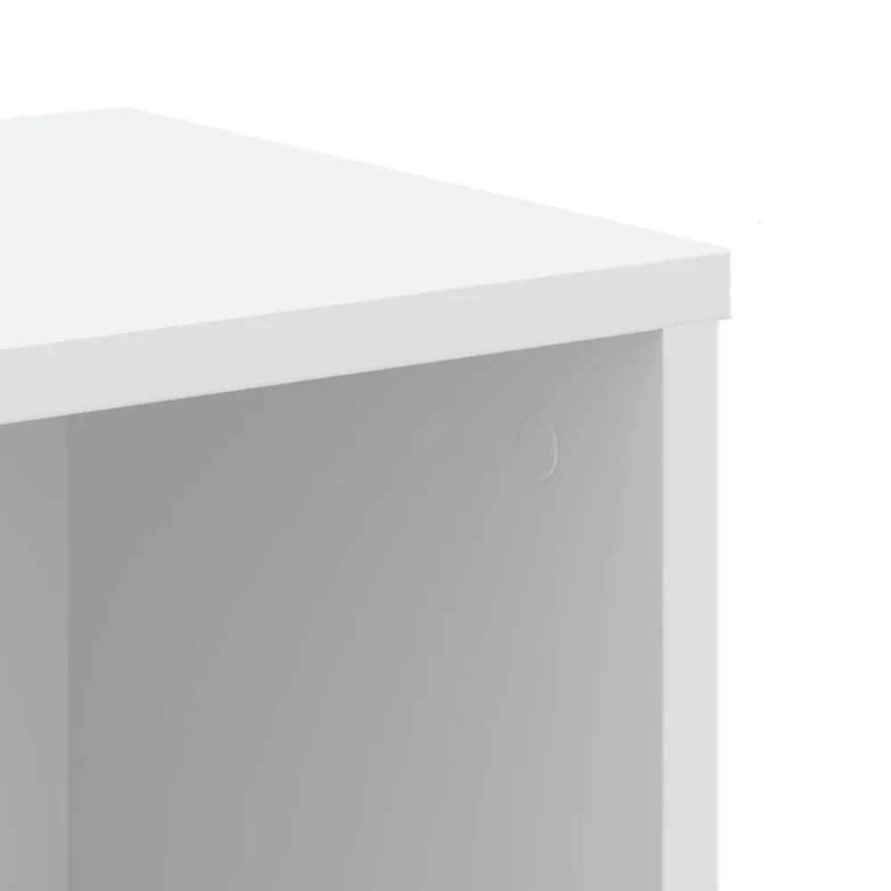 vidaXL Estantería de madera de ingeniería blanca 50x25x105 cm Blanco Best
