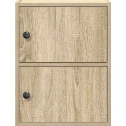 vidaXL Estantería de madera de ingeniería 40x24x52 cm Roble Sonoma