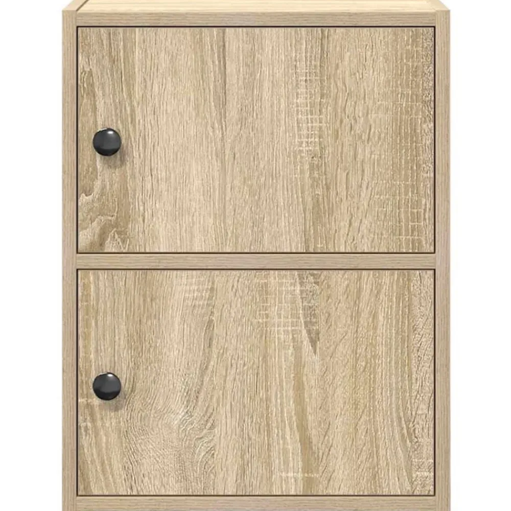 vidaXL Estantería de madera de ingeniería 40x24x52 cm Roble Sonoma