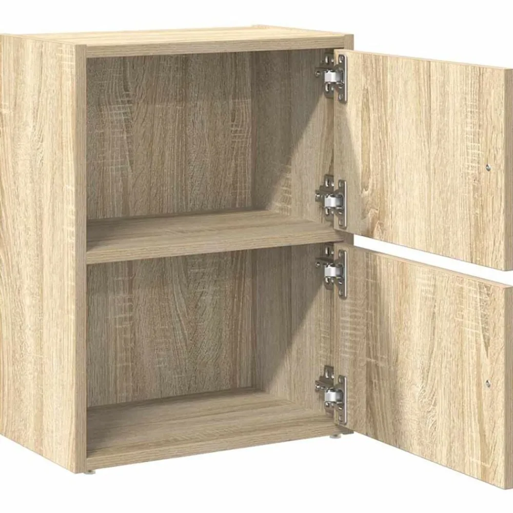 vidaXL Estantería de madera de ingeniería 40x24x52 cm Roble Sonoma