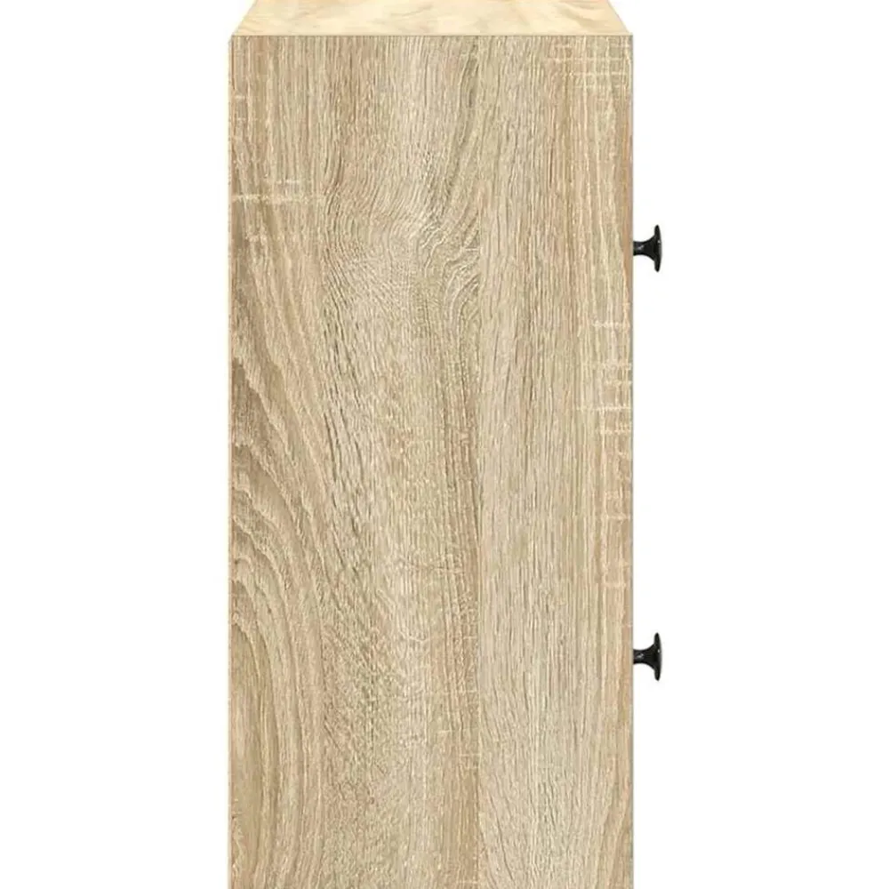 vidaXL Estantería de madera de ingeniería 40x24x52 cm Roble Sonoma