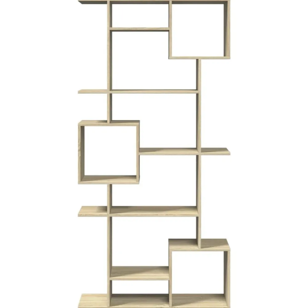 vidaXL Estanterías-Estantería de madera de ingeniería 92x29x188 cm