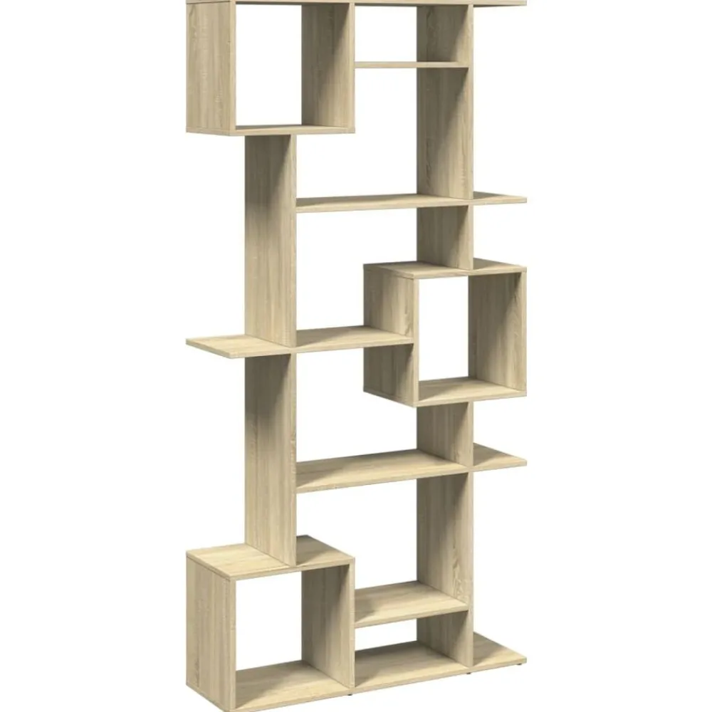 vidaXL Estanterías-Estantería de madera de ingeniería 92x29x188 cm