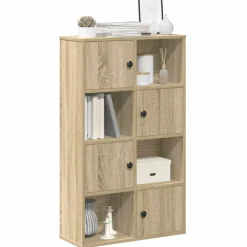 vidaXL Estantería de madera de ingeniería 60x24x101,5 cm Roble Sonoma