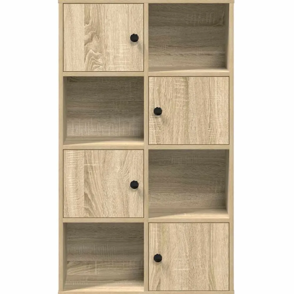 vidaXL Estantería de madera de ingeniería 60x24x101,5 cm Roble Sonoma