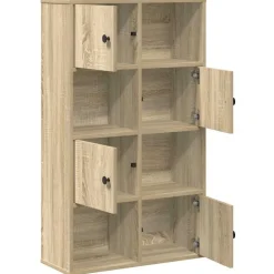 vidaXL Estantería de madera de ingeniería 60x24x101,5 cm Roble Sonoma
