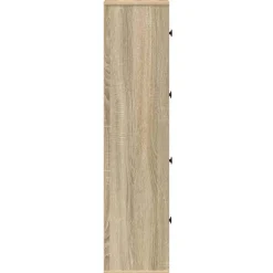 vidaXL Estantería de madera de ingeniería 60x24x101,5 cm Roble Sonoma