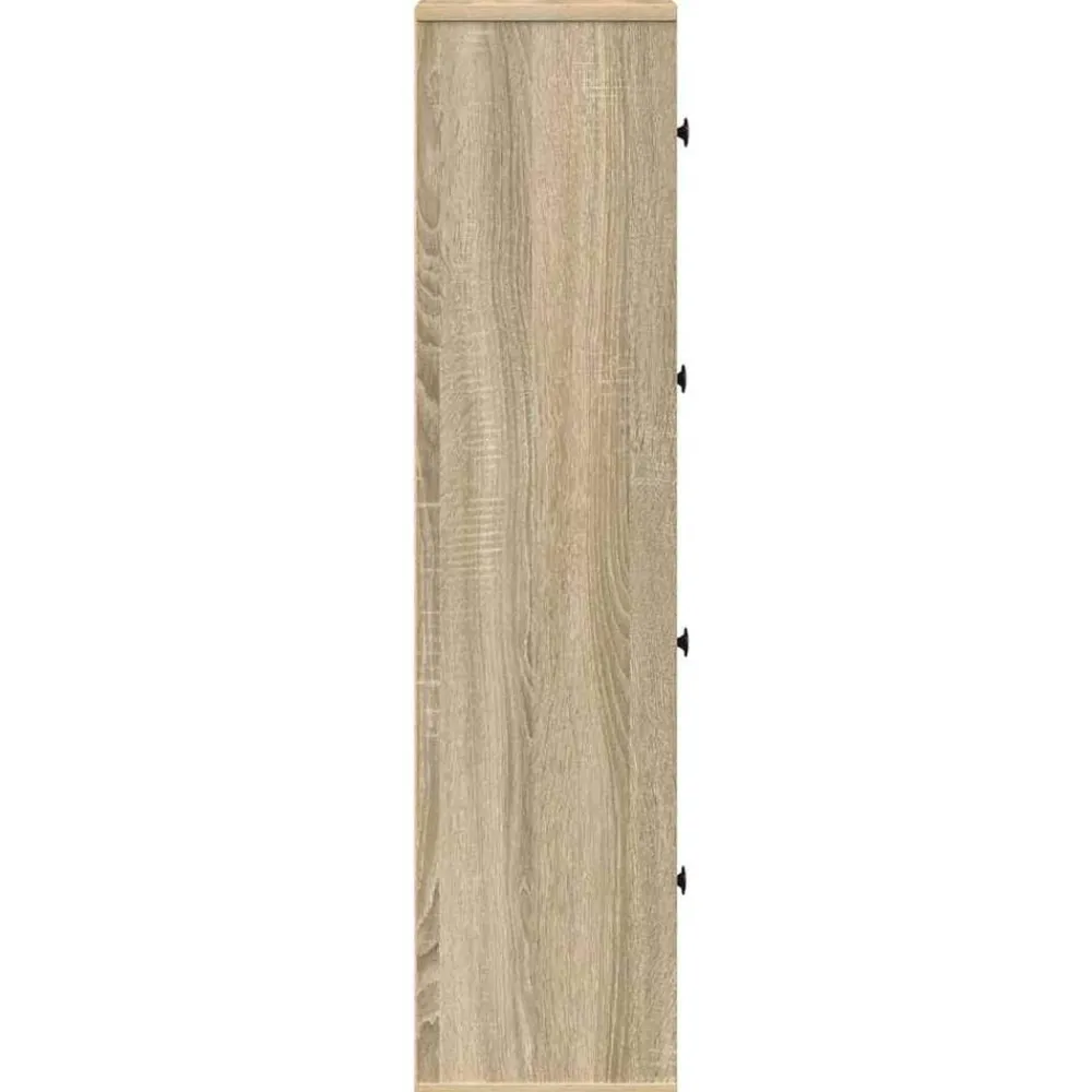 vidaXL Estantería de madera de ingeniería 60x24x101,5 cm Roble Sonoma