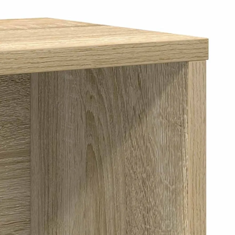vidaXL Estantería de madera de ingeniería 60x24x101,5 cm Roble Sonoma
