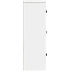 vidaXL Estanterías-Estantería de madera de ingeniería blanca 60x24x76,5 cm