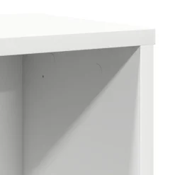 vidaXL Estanterías-Estantería de madera de ingeniería blanca 60x24x76,5 cm