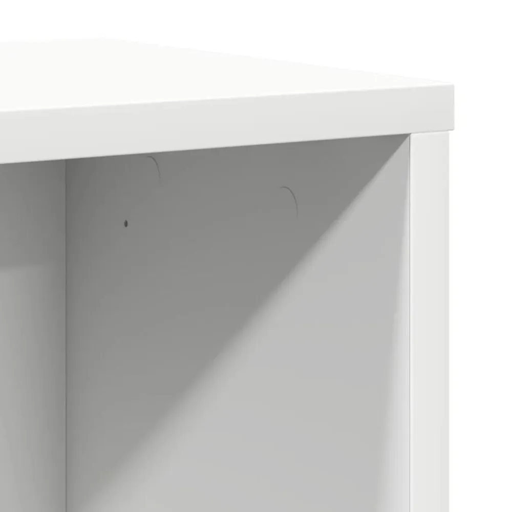 vidaXL Estanterías-Estantería de madera de ingeniería blanca 60x24x76,5 cm
