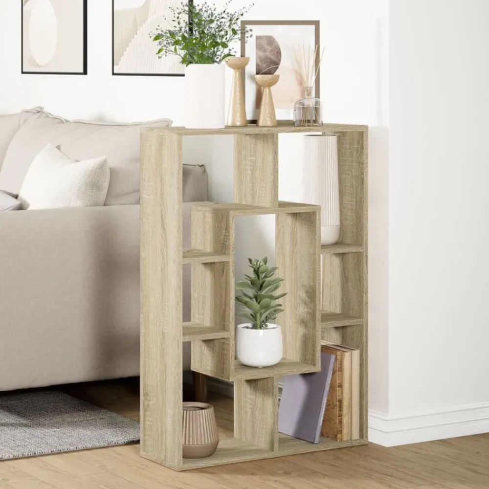vidaXL Estanterías-Estantería de madera de ingeniería 63x20x90 cm