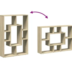 vidaXL Estanterías-Estantería de madera de ingeniería 63x20x90 cm