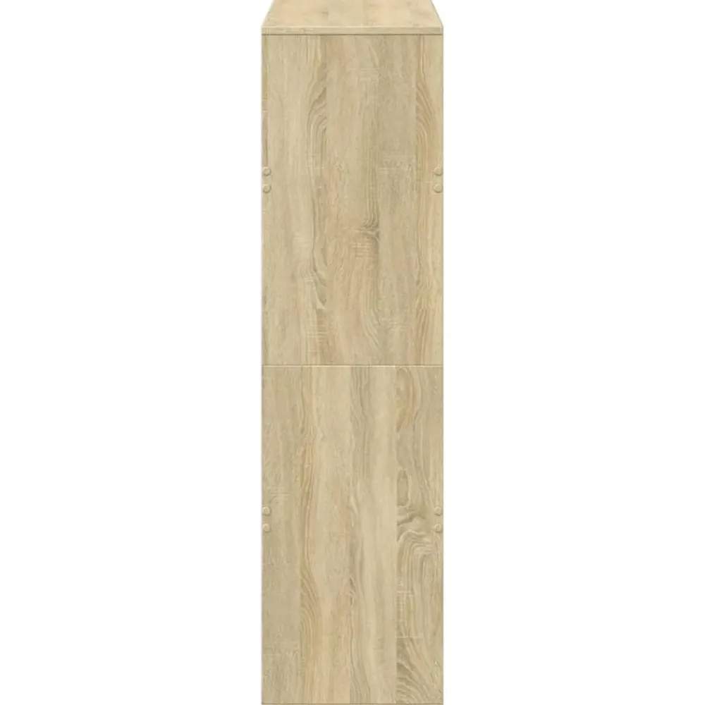 vidaXL Estantería de madera de ingeniería 100x33x125,5 cm Roble Sonoma Outlet
