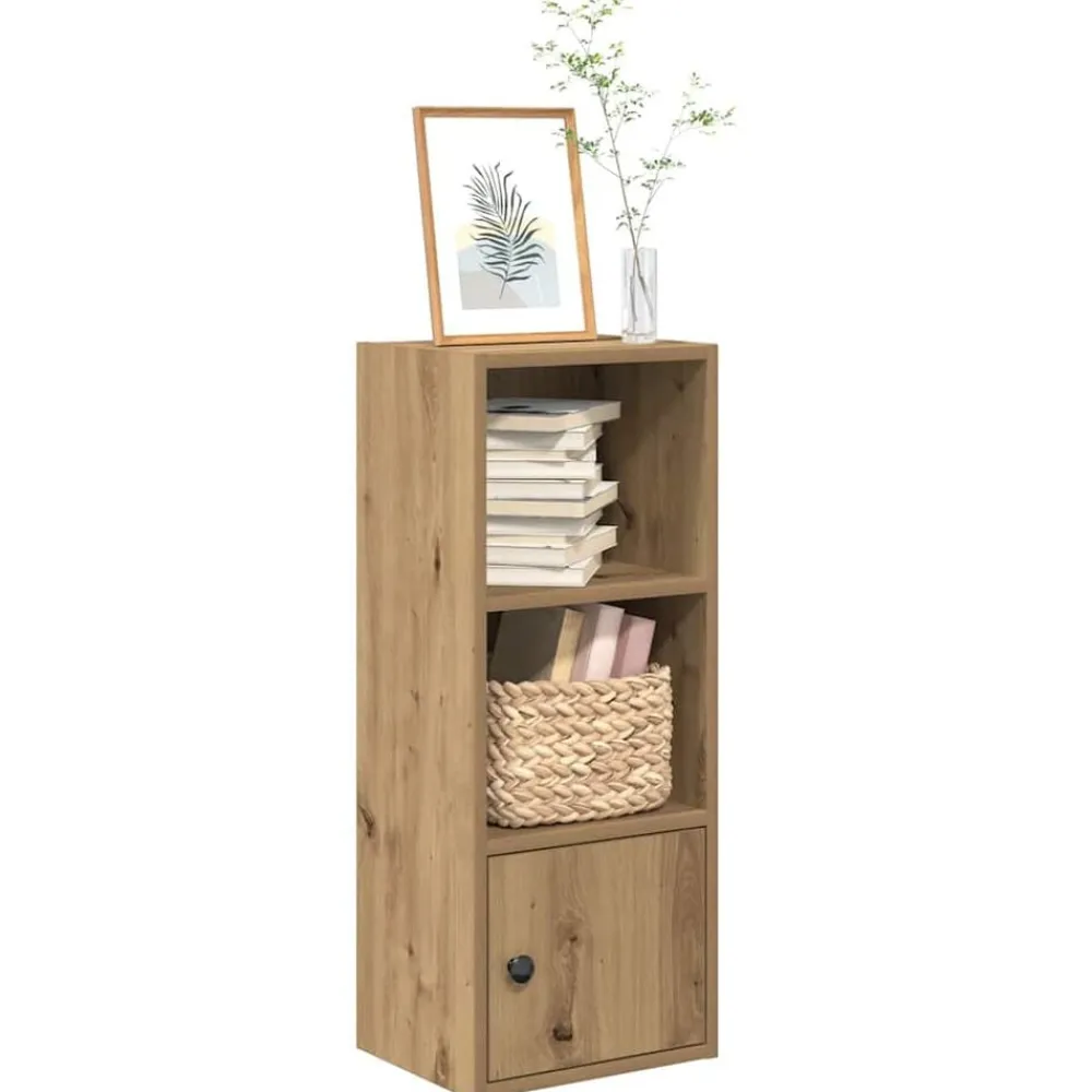 vidaXL Estanterías-Estantería de madera de ingeniería 31x24x77 cm