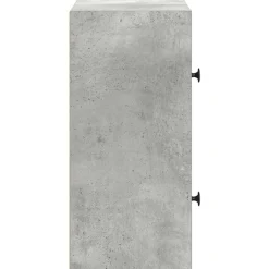 vidaXL Estanterías-Estantería de madera de ingeniería gris hormigón 40x24x52 cm