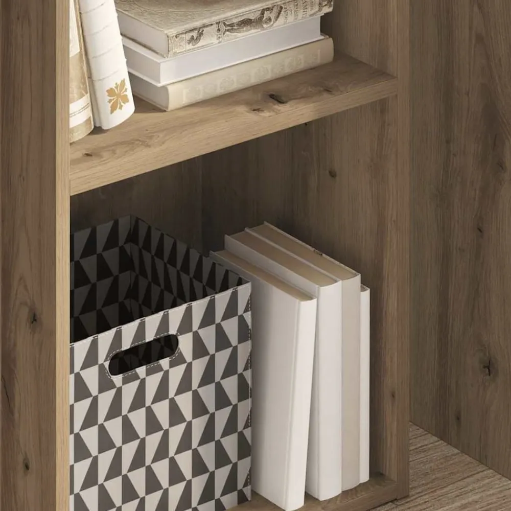 vidaXL Estanterías-Estantería de madera de ingeniería roble artisian 40x30x77 cm