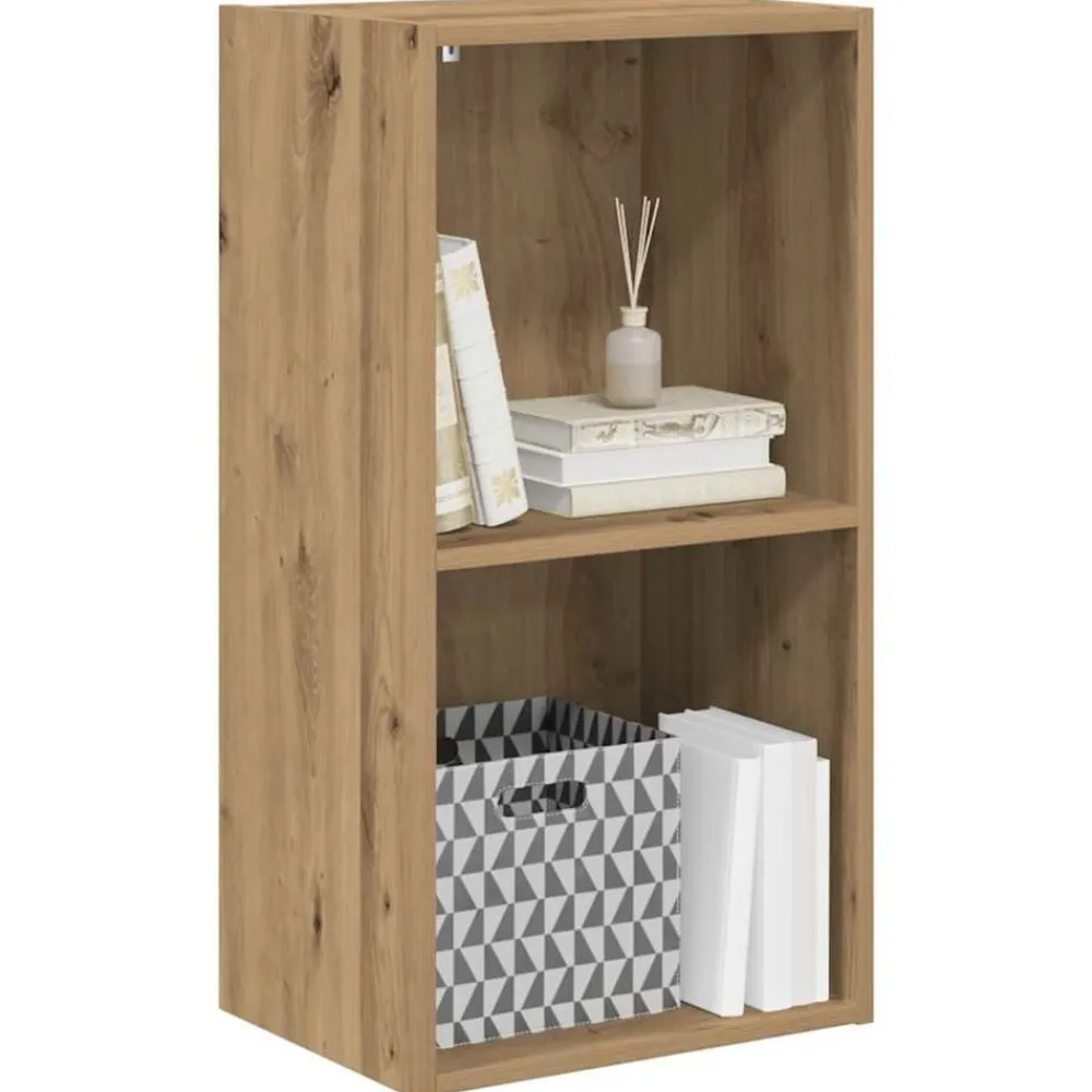 vidaXL Estanterías-Estantería de madera de ingeniería roble artisian 40x30x77 cm