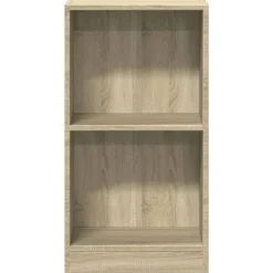 vidaXL Estantería de madera contrachapada color roble 40x24x75 cm Roble Sonoma New