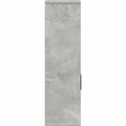 vidaXL Estantería de madera de ingeniería gris hormigón 60x24x85 cm Gris hormigón Clearance