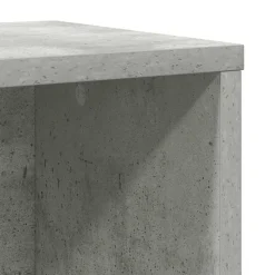 vidaXL Estantería de madera de ingeniería gris hormigón 60x24x85 cm Gris hormigón Clearance