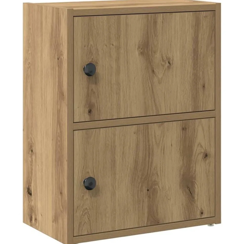 vidaXL Estantería de madera de ingeniería 40x24x52 cm Roble artisan Sale