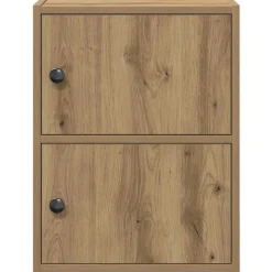 vidaXL Estantería de madera de ingeniería 40x24x52 cm Roble artisan Sale
