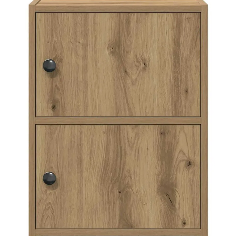 vidaXL Estantería de madera de ingeniería 40x24x52 cm Roble artisan Sale
