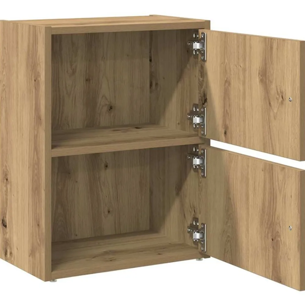 vidaXL Estantería de madera de ingeniería 40x24x52 cm Roble artisan Sale