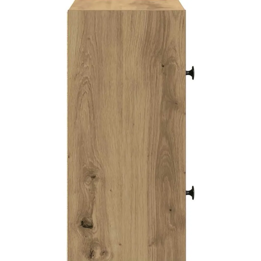 vidaXL Estantería de madera de ingeniería 40x24x52 cm Roble artisan Sale