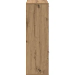 vidaXL Estantería de madera de ingeniería 90x28x90 cm Roble artisan