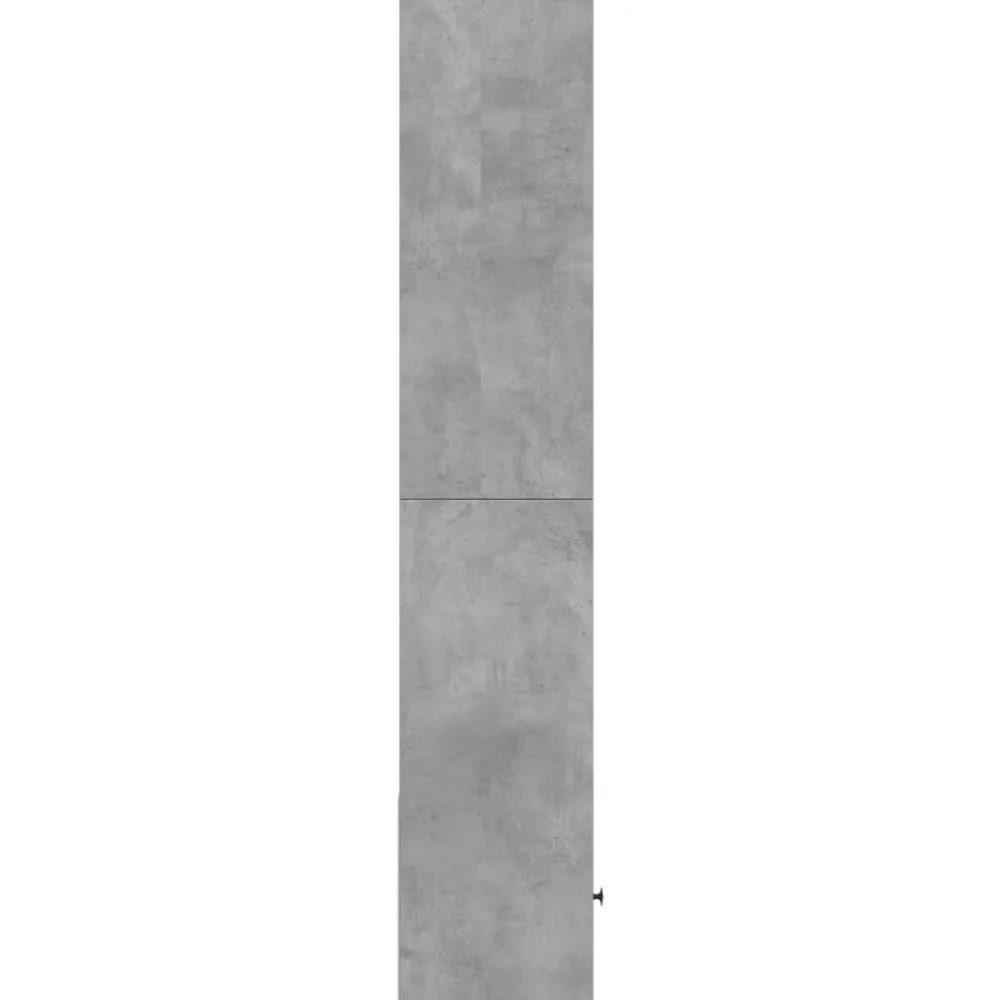 vidaXL Estanterías-Estantería de madera de ingeniería gris hormigón 40x36x189 cm