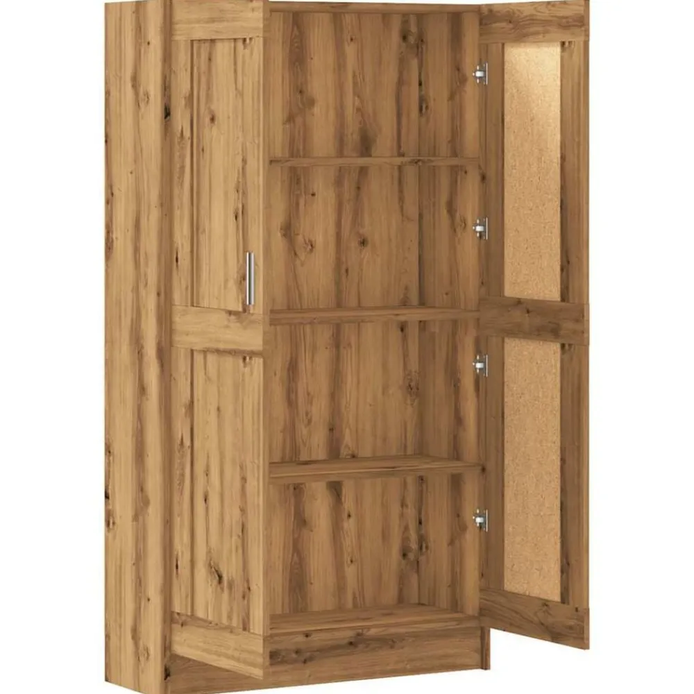 vidaXL Estanterías-Estantería de madera ingeniería roble artisan 82,5x30,5x150 cm