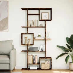 vidaXL Estanterías-Estantería de madera de ingeniería 92x29x188 cm