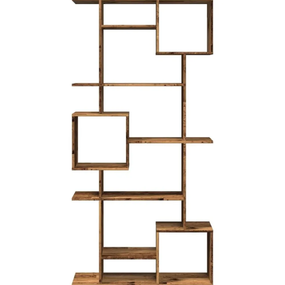 vidaXL Estanterías-Estantería de madera de ingeniería 92x29x188 cm