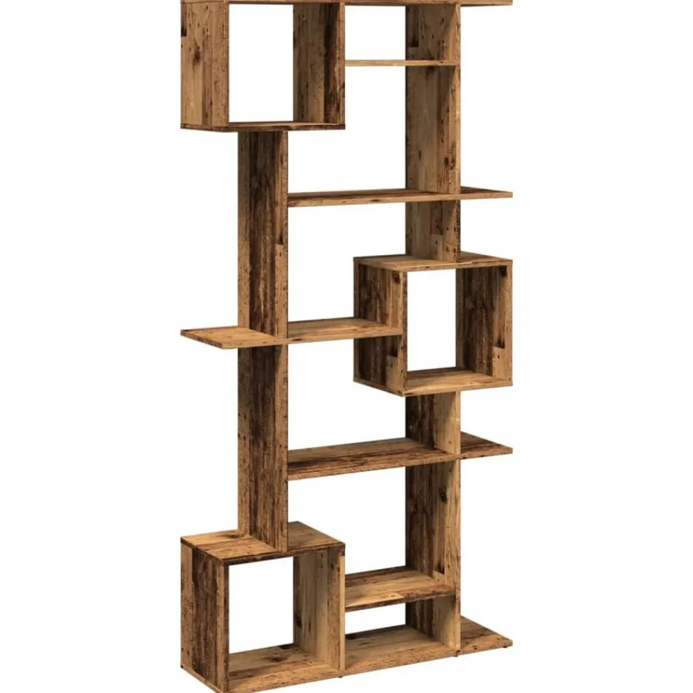 vidaXL Estanterías-Estantería de madera de ingeniería 92x29x188 cm