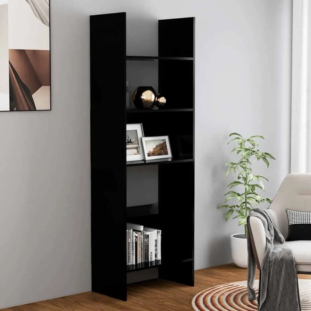 vidaXL Estanterías-Estantería de madera contrachapada 60x35x180 cm