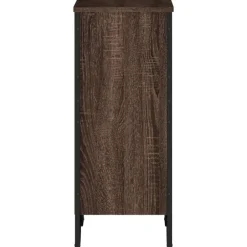 vidaXL Estantería de madera de ingeniería marrón roble 50x31x74,5 cm Marrón roble Outlet