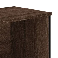 vidaXL Estantería de madera de ingeniería marrón roble 50x31x74,5 cm Marrón roble Outlet
