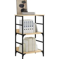 vidaXL Estanterías-Estantería de madera de ingeniería 50x33x82 cm