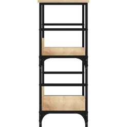 vidaXL Estanterías-Estantería de madera de ingeniería 50x33x82 cm