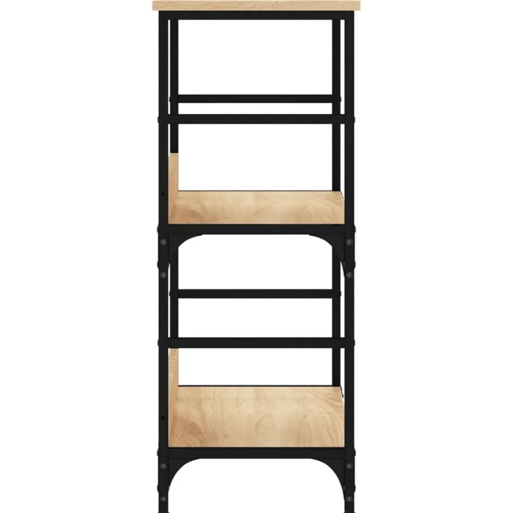 vidaXL Estanterías-Estantería de madera de ingeniería 50x33x82 cm
