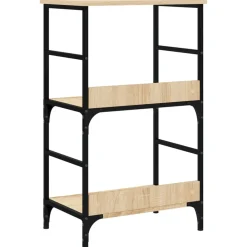 vidaXL Estanterías-Estantería de madera de ingeniería 50x33x82 cm